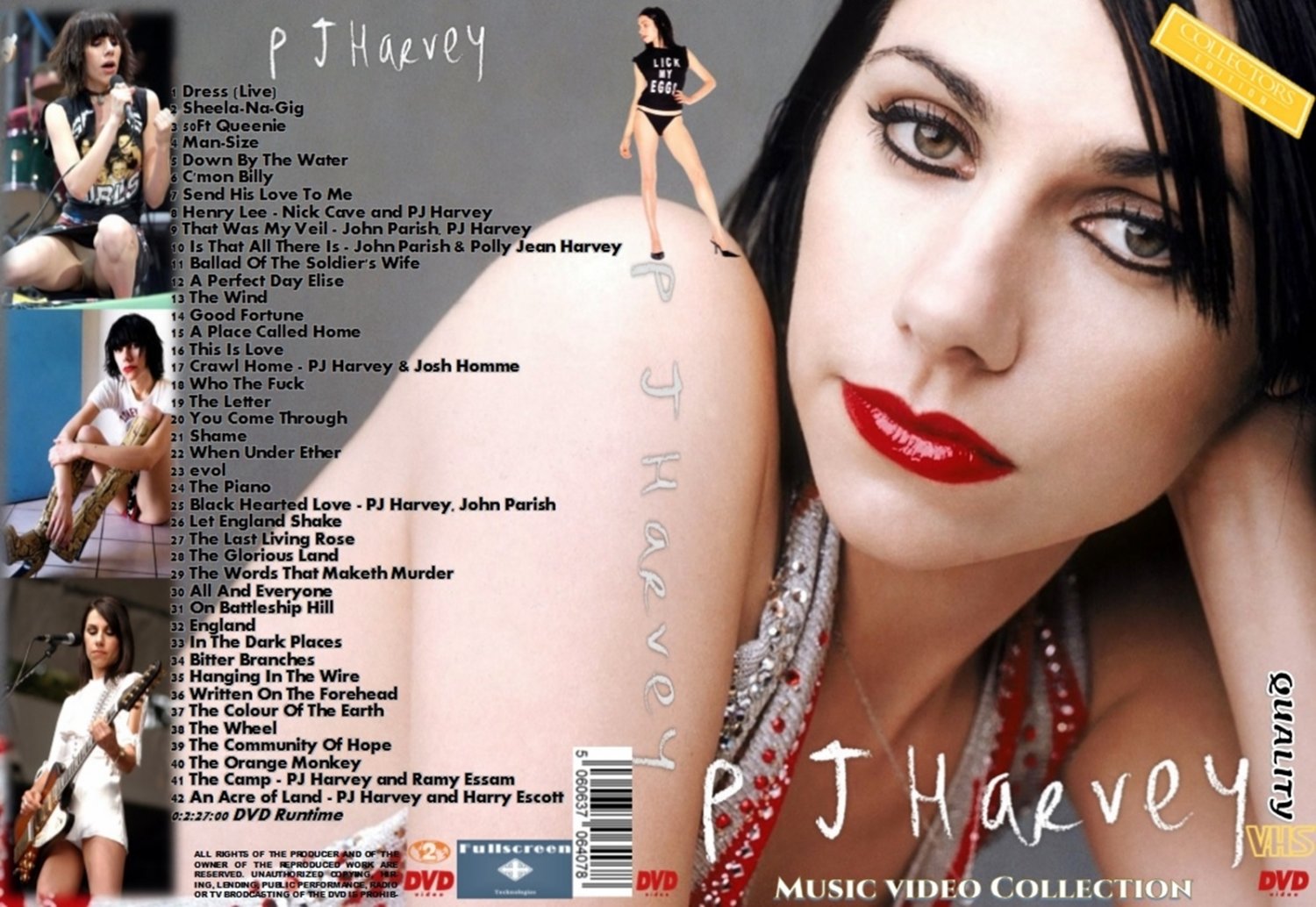 PJ Harvey Music Video DVD Collector’s Edition