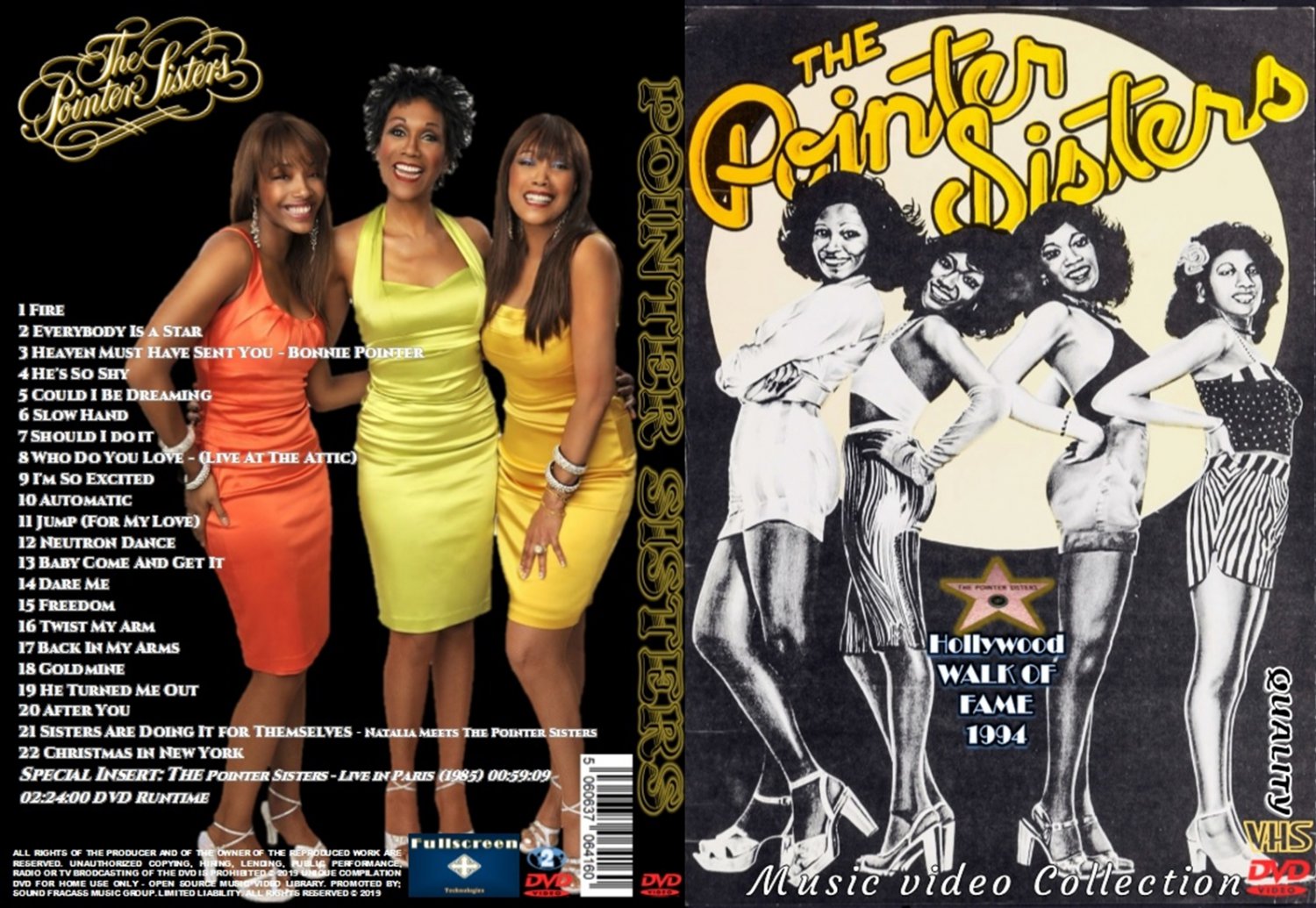 The Pointer Sisters Music Video DVD