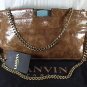 Authentic Lanvin Paris Brown Chain Shoulder bag, Used