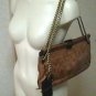 Authentic Lanvin Paris Brown Chain Shoulder bag, Used