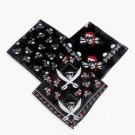 Black Pirate Bandanans--1 dz.