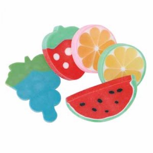 Fruit Erasers--1 dz.