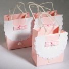 Baby Shower Pink Bags--1 dz.