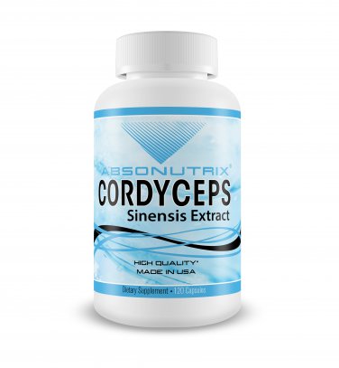 Absonutrix Cordyceps Sinensis Extract 1000mg Antioxidant 120 caps Made in USA