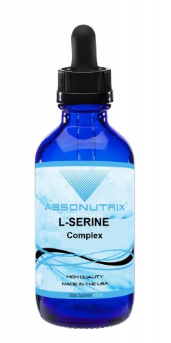 Absonutrix L-Serine Complex 500mg - 4Oz Liquid Large Bottle - 200 Servings