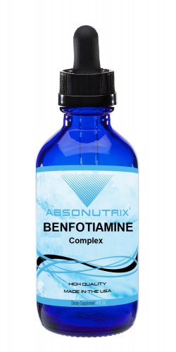 Absonutrix Benfotiamine Complex 300mg - 4 oz Large Bottle - 200 Servings