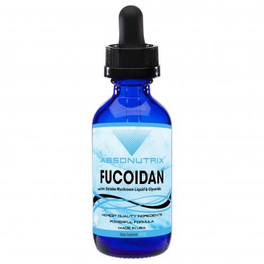 Absonutrix Fucoidan with Shitake Mushroom Liquid and Glyceride 500 mg Helps Increase Immunity