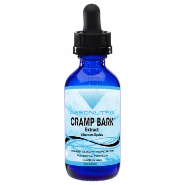 Absonutrix Cramp Bark Extract Viburnum Opulus - 4 Oz Bottle - 120 Days Supply - Made in USA