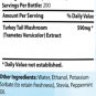 Absonutrix Turkey Tail Mushroom Extract Trametes versicolor 590 mg immunity 4Oz