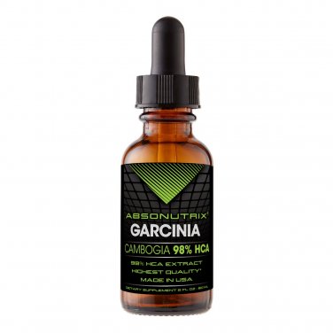 Absonutrix Garcinia Cambogia 98% HCA 2 Oz helps suppress appetite burn fat USA