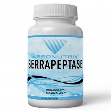 Absonutrix Serrapeptase 60 vegetable cap 250000 spu Heart health
