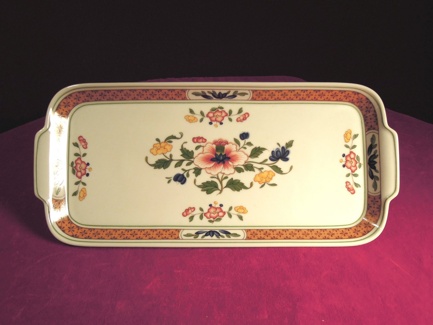 Serving Tray China Floral Heinrich Germany