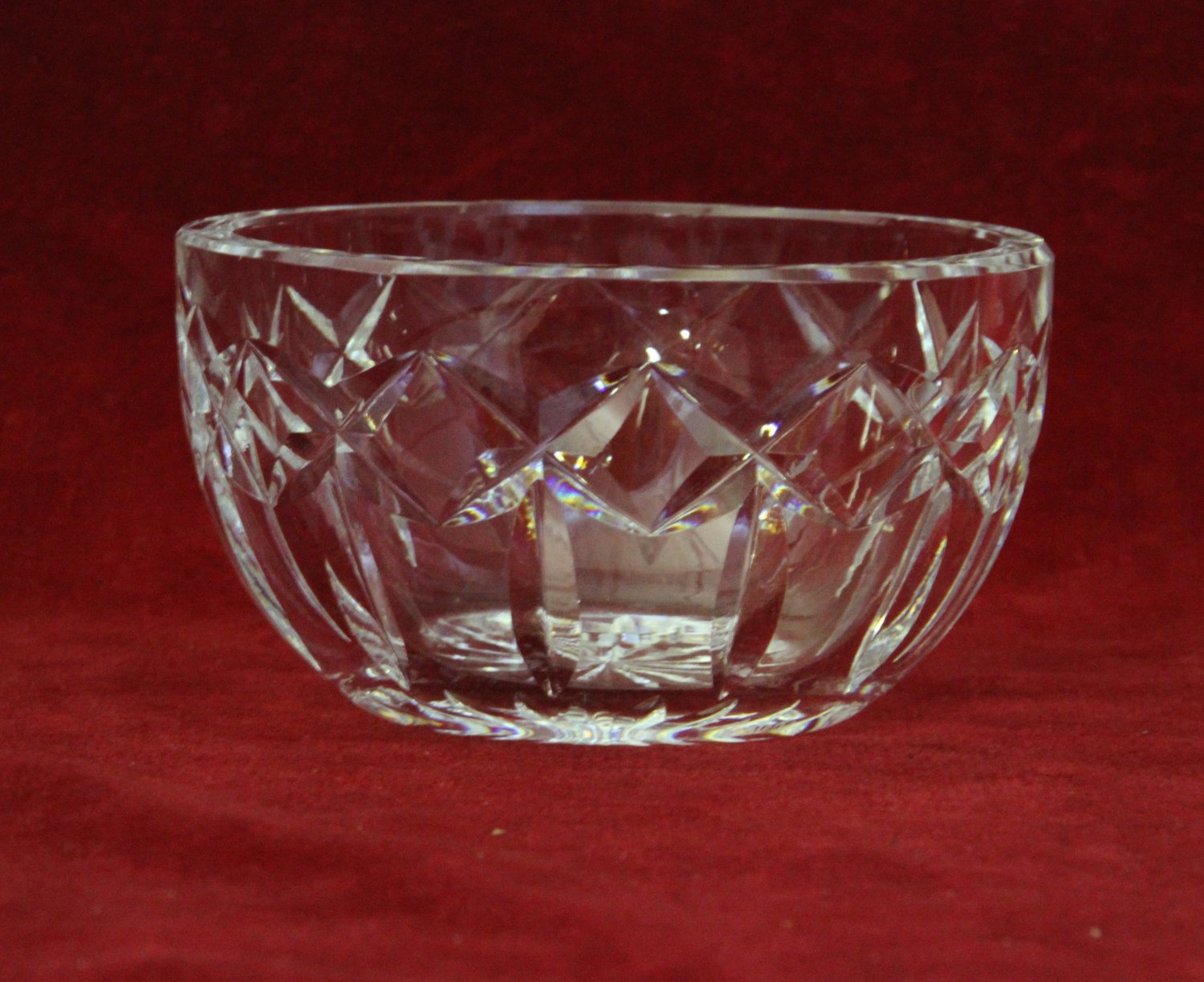 Vintage Waterford Crystal Dish Star Fan Pattern Vintage