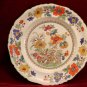 Antique Masons China Plate Bible Floral 1895- 1930