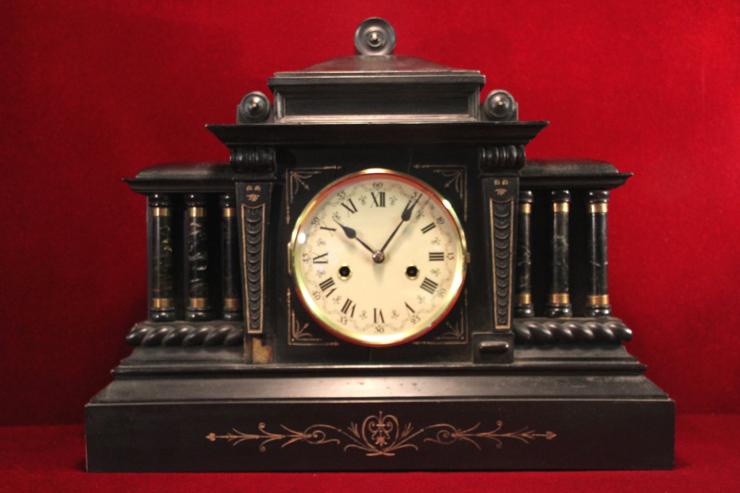 Antique Mantle Clock Hamburg Clock Company