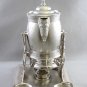 Antique Silver Tilt Pitcher on Stand Holder   Silver- Plate Aurora