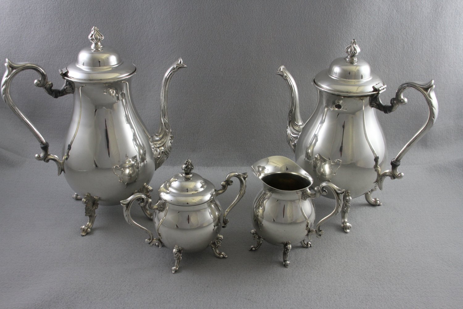 off market Sheridan Silver Coffee Tea Service Five Pieces Vintage