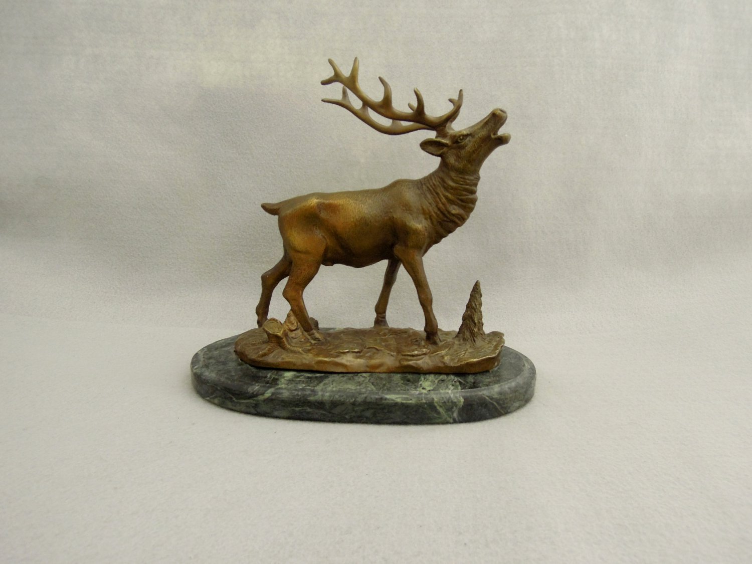 resin elk statue