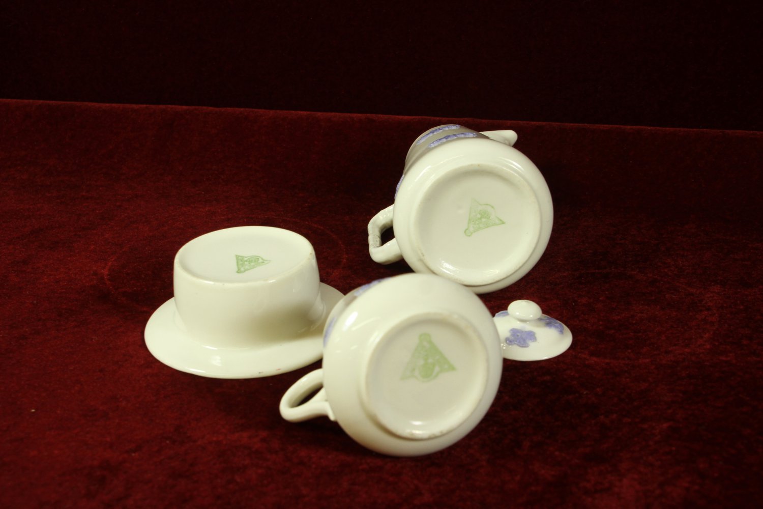 off market Adderley China Blue Chelsea Tea Pot Ten Pieces