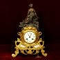 Vincenti Cie Medaille D’Argent Figural Clock Stunning
