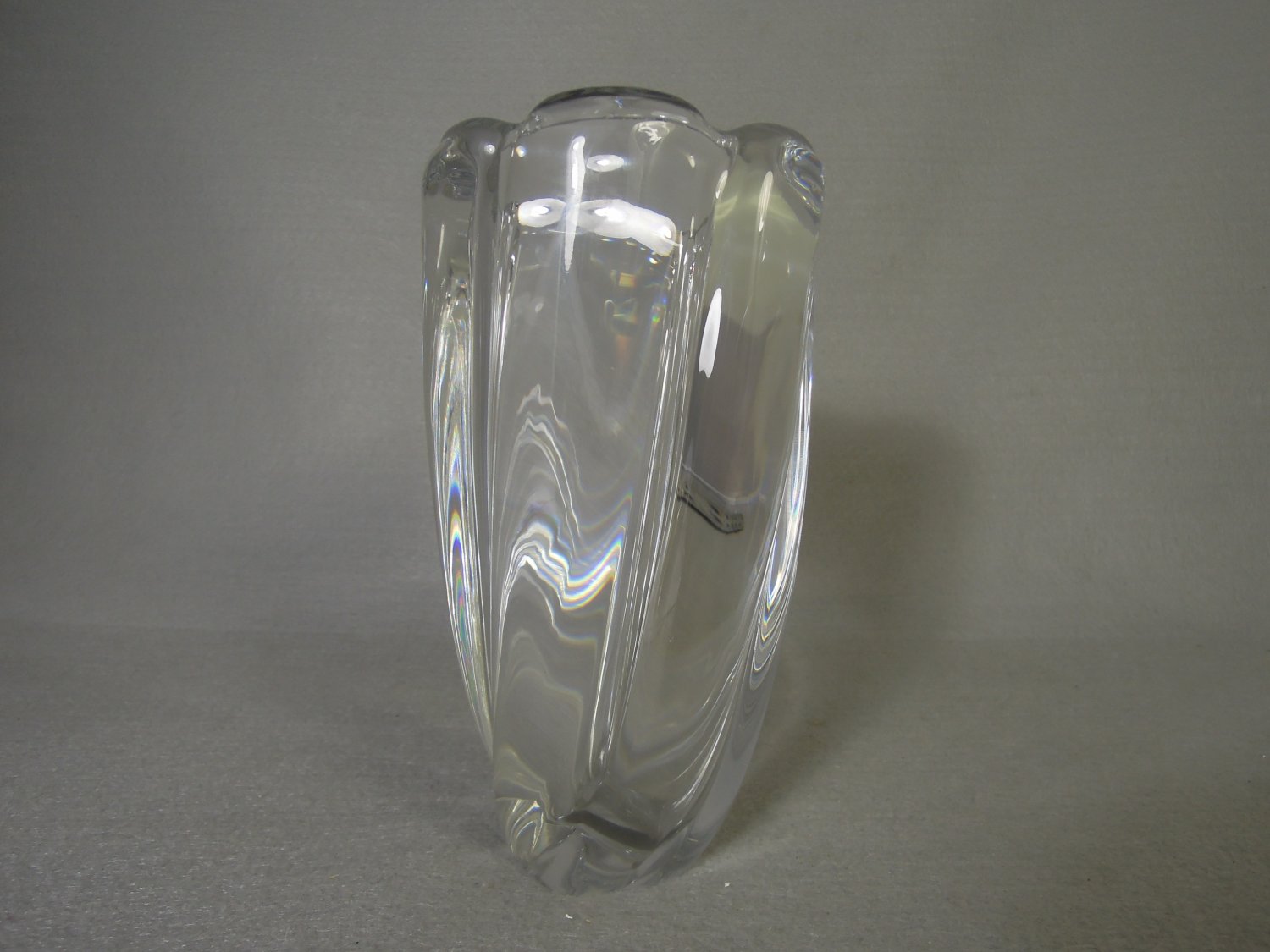 Orrefors Crystal Vase Sweden Vintage Stunning 1473