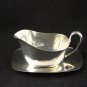 Vintage Reed and Barton Gravy Bowl and under plate Embassy