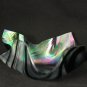 Studio  Glass iridescent Jeweled Dish Unique Shape Signed