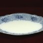 Antique John Maddock & Sons Platter Flo Blue Floral Gold Trim