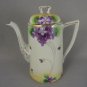 T T Coffee Pot Hand Painted Roses Gold made in Japan
