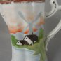 Nippon Coffee Pot Windmill Scene hand Painted
