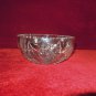 Cut Glass Bowl Hobstars Pinwheels notched Rim