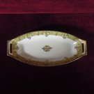 Nippon Dish Hand painted Grape Motif Beaded Gold Trim