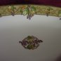 Nippon Dish Hand painted Grape Motif Beaded Gold Trim