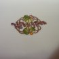 Nippon Dish Hand painted Grape Motif Beaded Gold Trim