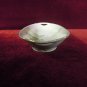 Vintage Bavaria Dish Two Open Handled White Roses Green Leaves