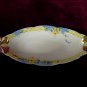 Bavarian  Alice Dish Gilded  Handles Signed Merry Mary Opalescence