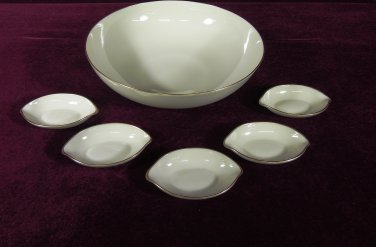 Lenox China Brookside Pattern Vintage Large Serving Bowl Oval Bowls