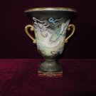 Moriage Dragon Urn Vase Noritake Two handled 8" Tall