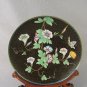 Chinese Cloisonné Brass Plate Floral design