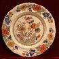Antique Masons China Plate Bible Floral 1895- 1930
