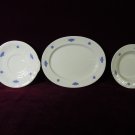 Adderley China Blue Chelsea Platters Serving Bowl