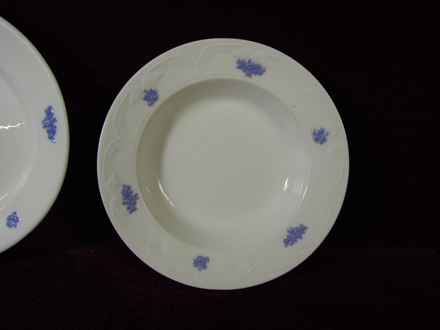 Adderley China Blue Chelsea Platters Serving Bowl