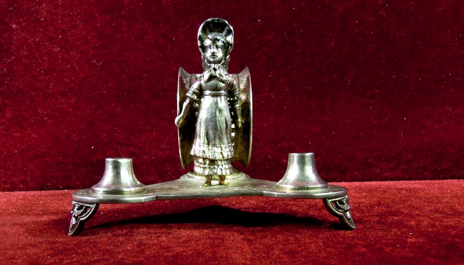 Tufts Greenaway Napkin Ring Silver Plate Figural Rare 1800s
