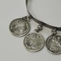 Token Silver  Coin Bracelet