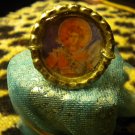 Bottle Cap Wire Wrapped Ring 1