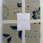 Williams Sonoma Table Runner Linen with Blue Vine Crewel 90"