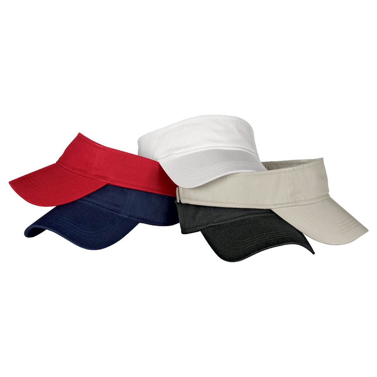 3 ANVIL TWILL VISORS Bulk Wholesale To Public Choose colors 158