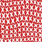 Wendy Slotboom XOXOXO The Cat, Kisses Red Fabric