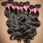 100% Brazilian WAVY 18"  1B-Natural Color/4oz