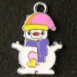 Snowman Pendant (Purple)